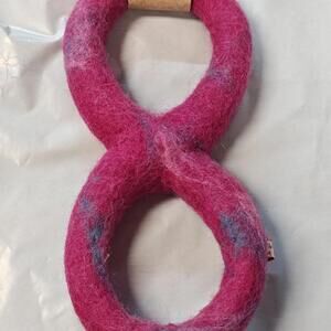 Wool Dog Toy, 11-Inch, Figure 8 Purple  Dog Toys